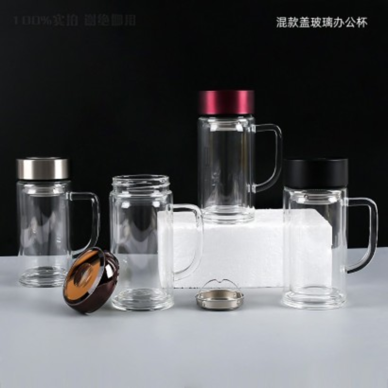 混款盖玻璃办公杯