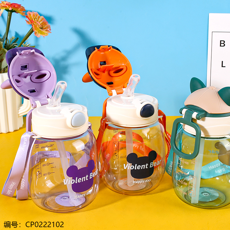3016萌宠吸嘴杯1.1L产品图