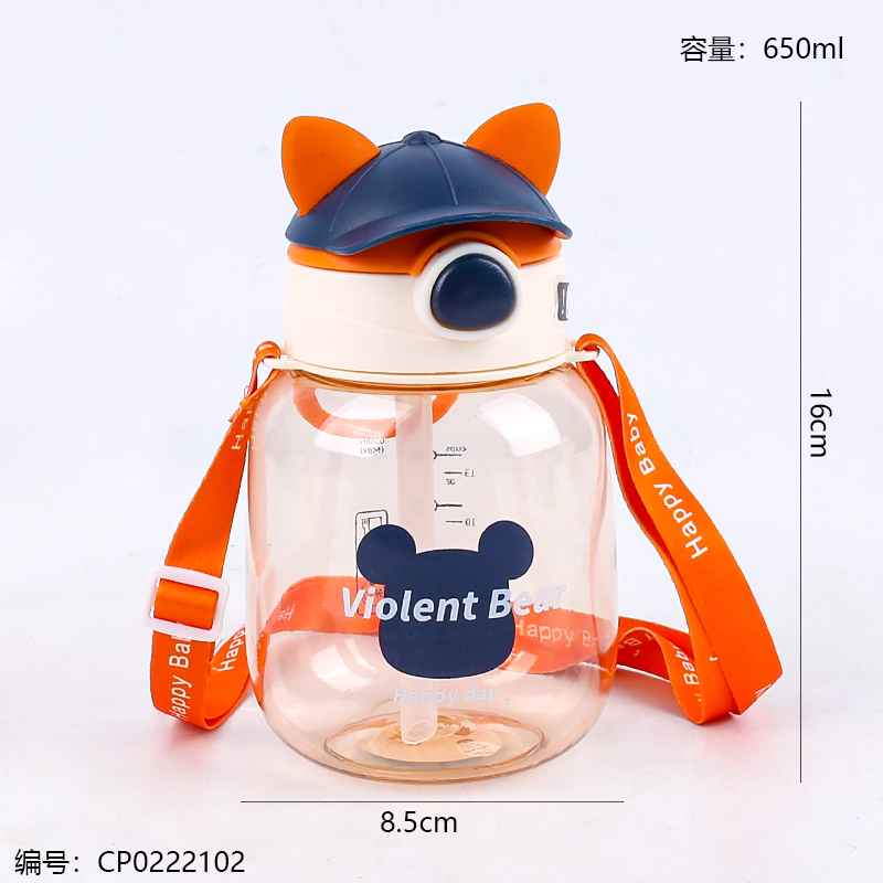 3016萌宠吸嘴杯1.1L细节图